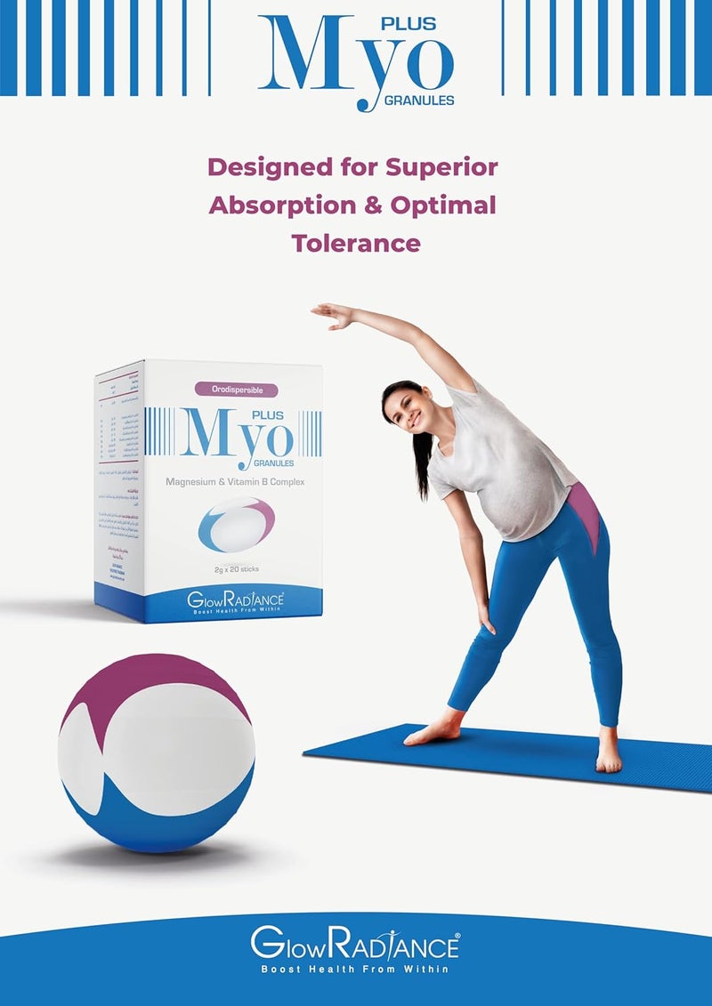 GlowRadiance Glow Radiance Myo Plus Granules Magnesium & Vitamin B Complex - Image 2