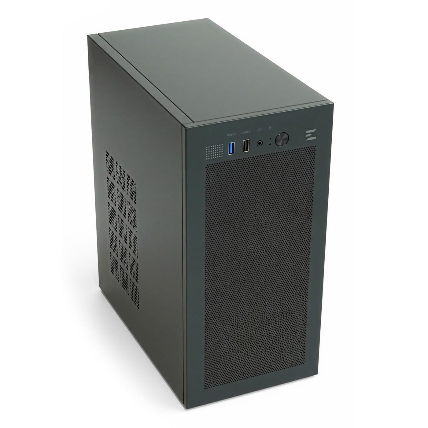 Zalman CUBIX Compact Mini Tower mATX PC Case, Heavy-Duty 0.8T Steel Chassis, Micro-ATX DTX ITX SFF SFX HTPC Small Form Factor Chassis with USB 3.0, 80mm Preinstalled Fan, Fits ATX PSU, Black
