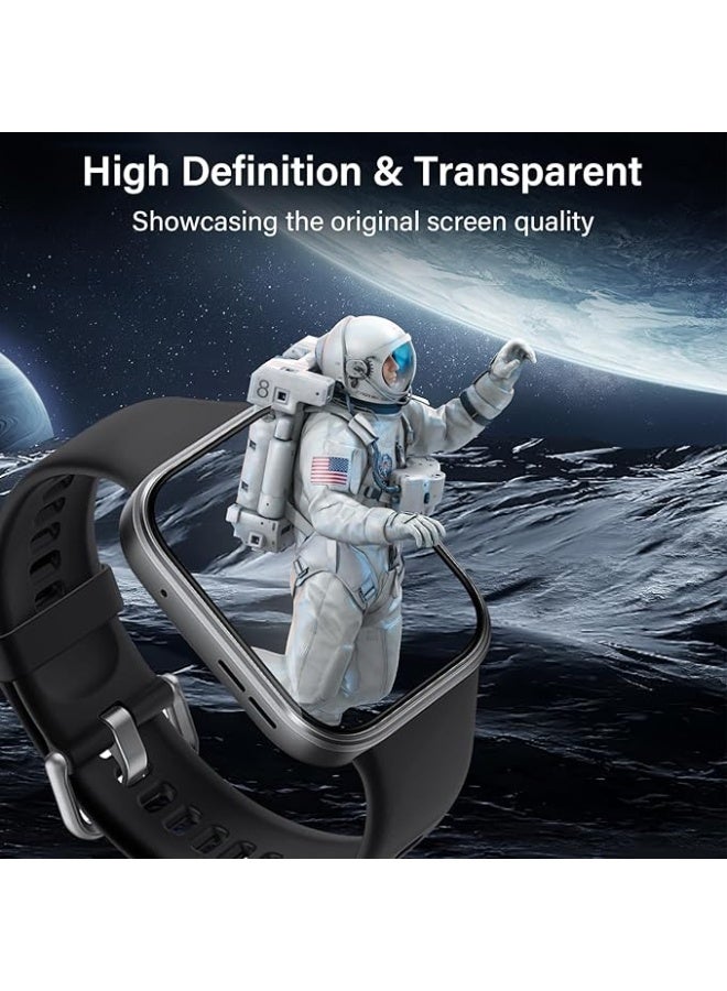 Pack of 4 Screen Protectors For Huawei Watch Fit 3, 3D Full Coverage Flexible Screen Protector, Ultra Resistant, Anti-Scratch High Clear Screen Protector - Image 2