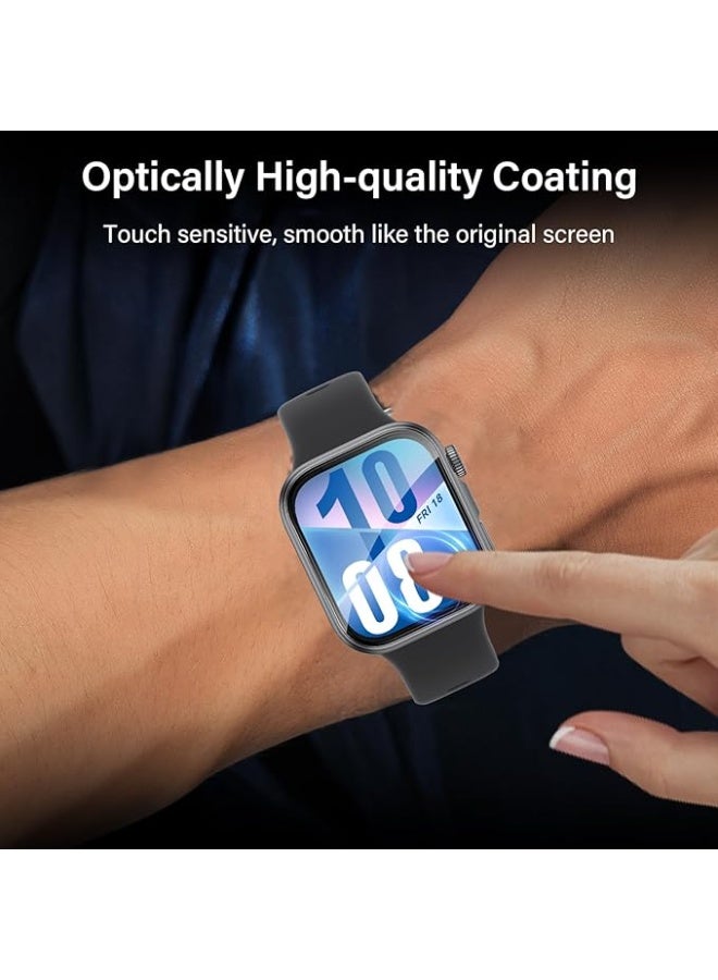 Pack of 4 Screen Protectors For Huawei Watch Fit 3, 3D Full Coverage Flexible Screen Protector, Ultra Resistant, Anti-Scratch High Clear Screen Protector - Image 3