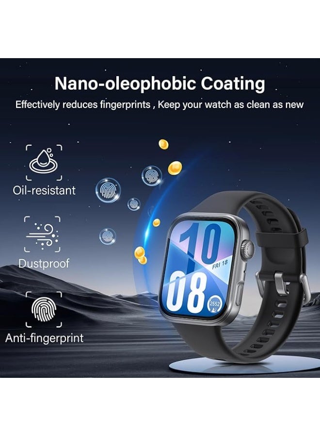 Pack of 4 Screen Protectors For Huawei Watch Fit 3, 3D Full Coverage Flexible Screen Protector, Ultra Resistant, Anti-Scratch High Clear Screen Protector - Image 4