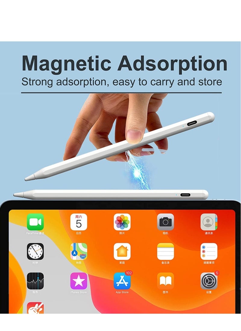 ELTRAZONE - Active Stylus Pen for iOS&Android Touch Screens, Universal Fine Point Pencil Rechargeable Compatible with iPad,iPad Pro,iPad Air,iPad Mini, Samsung, Smart Phone and Tablet for Writing/Drawing - Image 1
