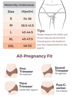 Maternity Underwear Seamless, Pregnancy Postpartum Panties Under Bump Maternity Underwear Cotton - pzsku/ZBE699ABDDE0CC9B2E2FDZ/45/_/1740370391/6ad0a1ff-7883-461b-97ad-cd5e7444a484