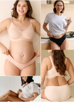 Maternity Underwear Seamless, Pregnancy Postpartum Panties Under Bump Maternity Underwear Cotton - pzsku/ZBE699ABDDE0CC9B2E2FDZ/45/_/1740370400/709bee91-8d6d-4e2b-8989-524e0527e152