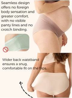 Maternity Underwear Seamless, Pregnancy Postpartum Panties Under Bump Maternity Underwear Cotton - pzsku/ZBE699ABDDE0CC9B2E2FDZ/45/_/1740370410/bbc41677-0055-4c9c-95a2-af670a2bf3c0