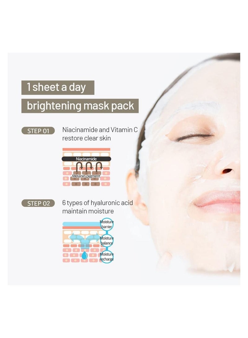 Mary And May Niacinamide Vitamin C Brightening Mask - Image 3