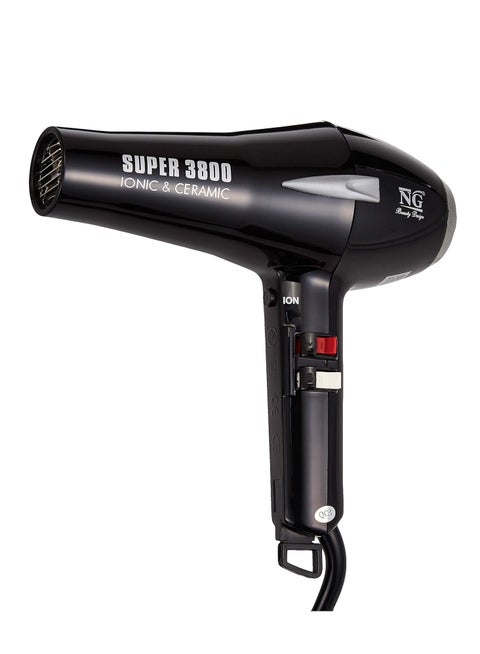 NG NG Beauty Design Super Energy 3800 IONIC and CERAMIC Hair Dryer