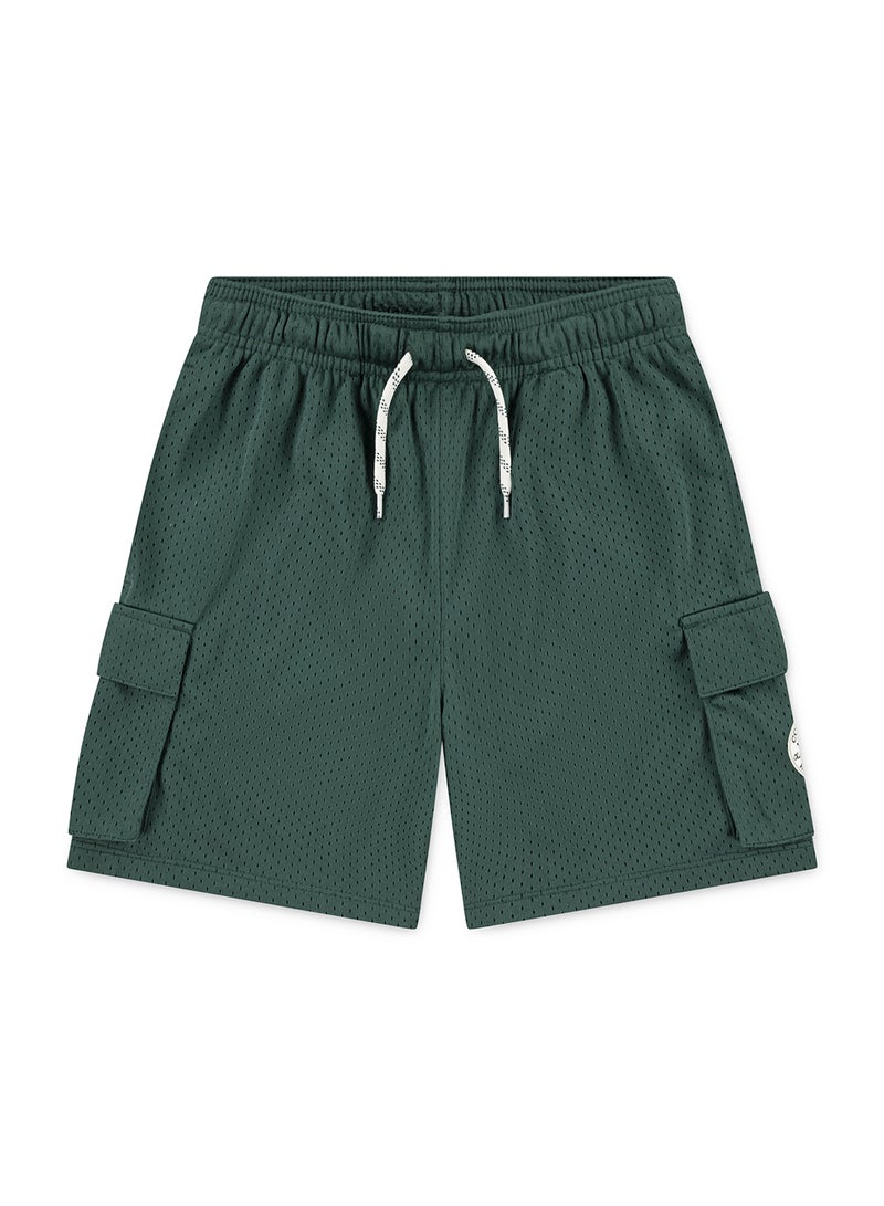 CONVERSE Youth Heritage Cargo Mesh Shorts - Image 1