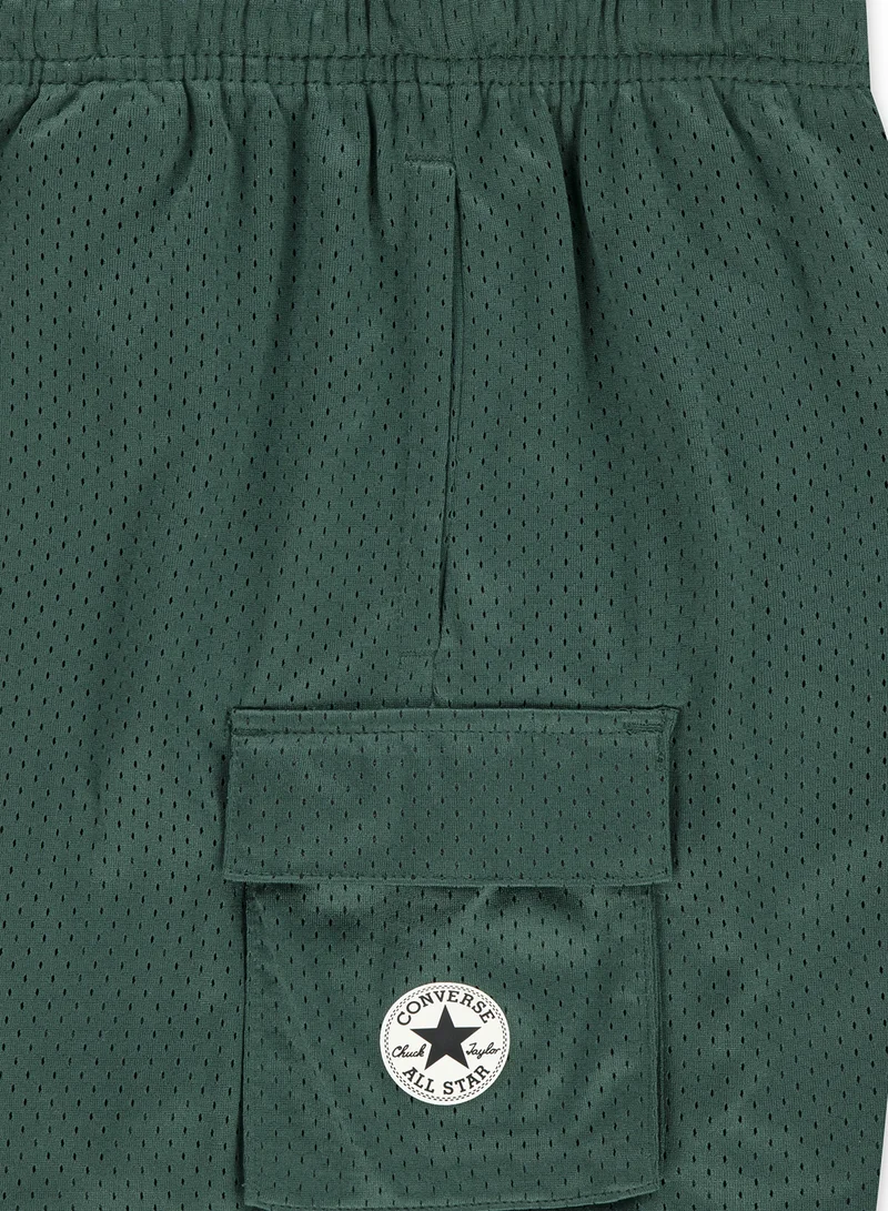 CONVERSE Youth Heritage Cargo Mesh Shorts