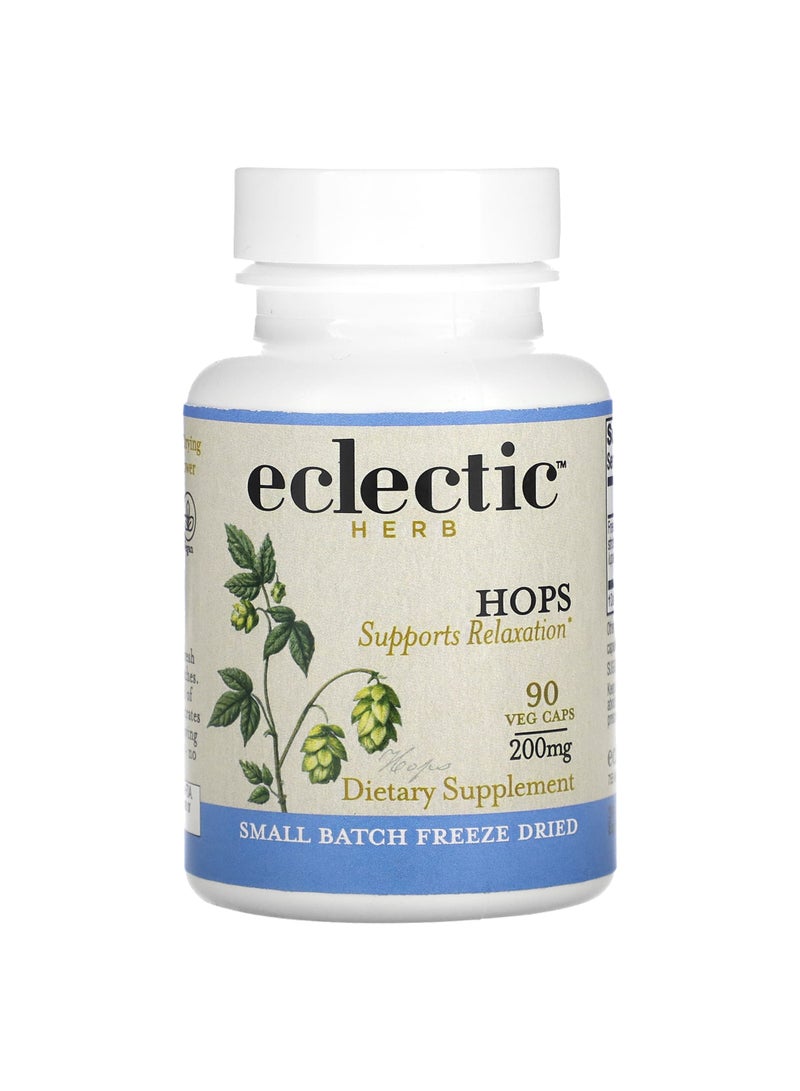 Eclectic Herb Freeze Dried, Hops, 200 mg, 90 Veg Caps