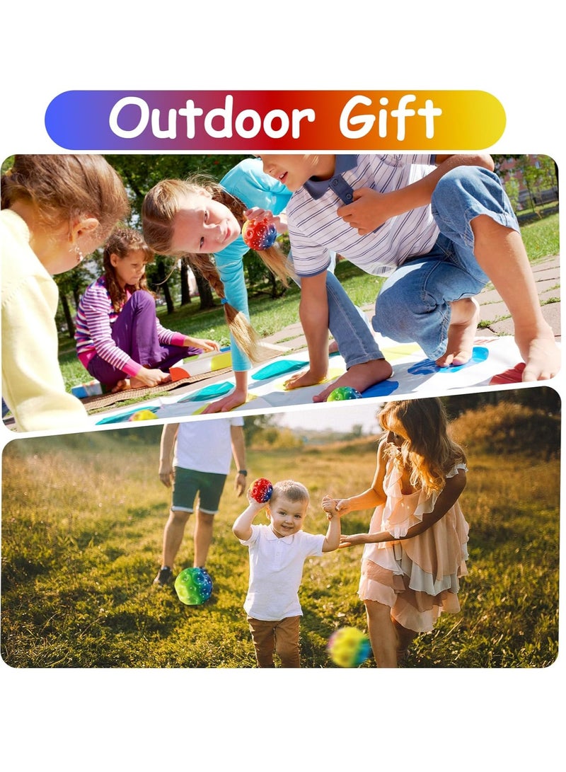 FengSVMA 6 PCS Space Ball - 6.5cm Extreme Moon Ball, PU Bounce Ball Sensory Ball, High Bouncing & Sounds Meteor Ball, Helps Improve Hand-Eye Coordination, Great Sensory Ball for Kids (Random Color) - Image 5