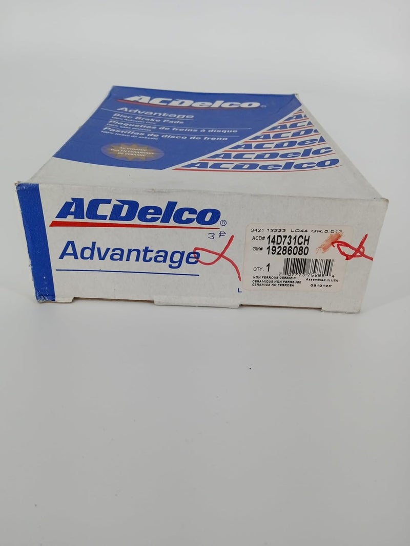 ACDelco وسادات الفرامل الأمامية لسيارات كاديلاك XLR وشيفروليه كورفيت - شبه معدنية - Image 2