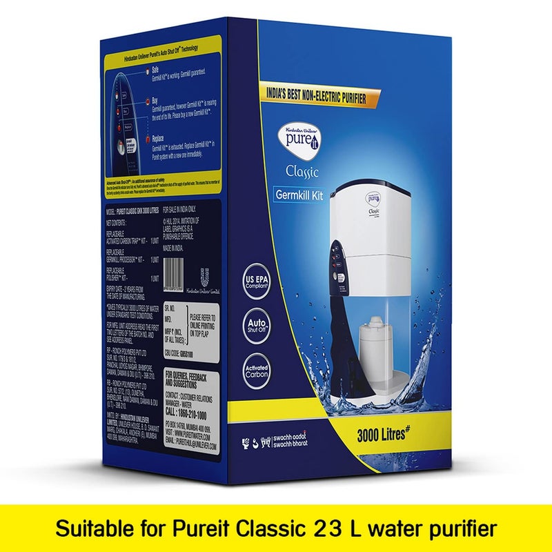 Pureit HUL Pureit Germkill kit for Classic water purifier 3000 L capacity Activated Carbon - Image 2