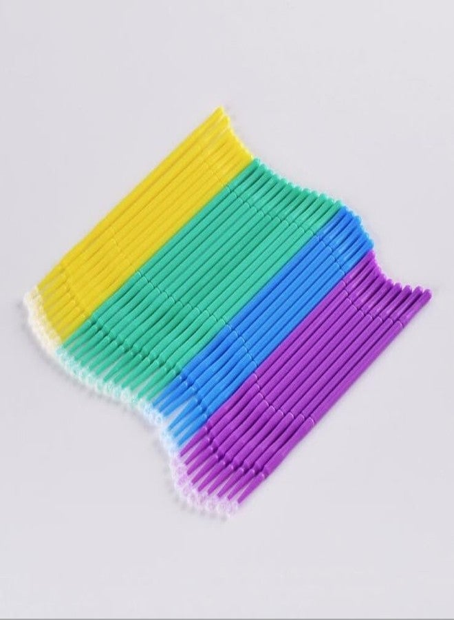 Savni Cotton Swab Applicators for Eyelash Extensions, Multicolor, 100 Pieces - Image 3