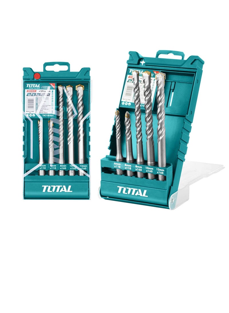 Total SDS Plus Hammer Drill Bit Set (5 Pieces) - Image 3