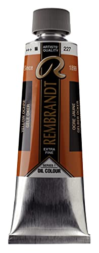 Rembrandt Oil Colour Tube 150 ml Yellow ochre 227 (01072272) - Image 1