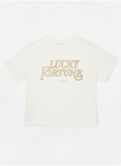 Youth Slogan Print T-Shirt