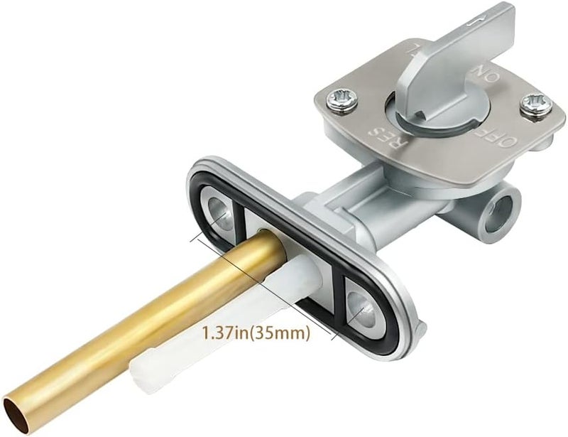 Triumilynn Fuel Petcock Valve Fits Kawasaki Suzuki Yamaha, Bayou 220 250 300 400 KLF220 KLF250 KLF300, Prairie 300 360 400, King Quad 300 LT80 LTZ250, TTR90 TTR125 TTR225 YZ125 YZ250 YFM250 YFM350 and More - Image 4