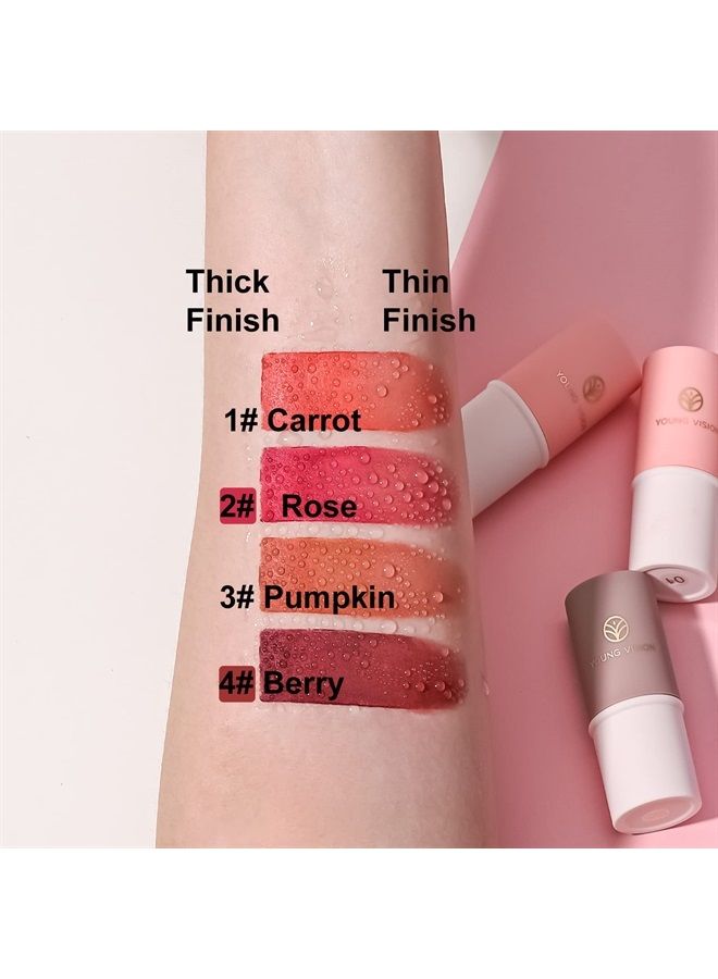 YOUNG VISION Stick Blush for Face Makeup, Cream Blush for Lips and Cheeks Tint, Moisturize, Nature Look and Long wear Putty Blush, 8054-01.… - Image 4