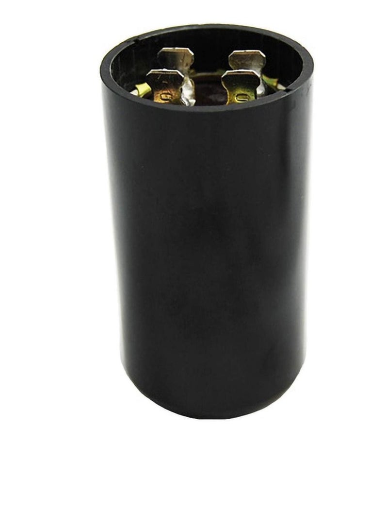 High Quality 2 Pin Cylinder Shaped Motor Starting Capacitor Black (130-156 MFD (130-156µF)) - Image 2