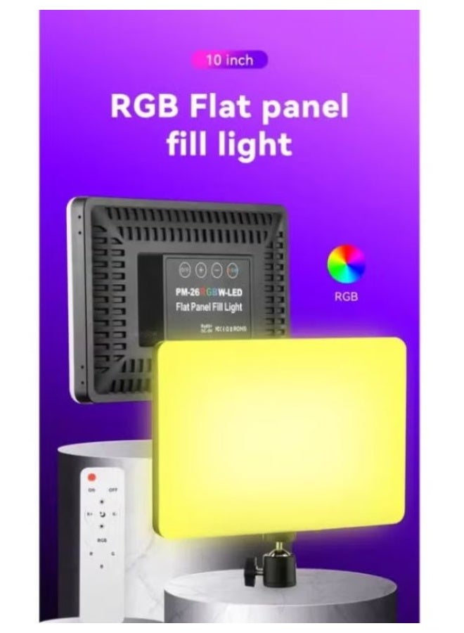 Spotlight for Photography RGB PM-26 – Professional LED RGB Spotlight with Adjustable Colors, 36W Power Output, Dimmable for Photography, Video, and Studio Use, Perfect for Portraits, Product Shots, and Content Creation, High-Quality Lighting for Creators - Image 2