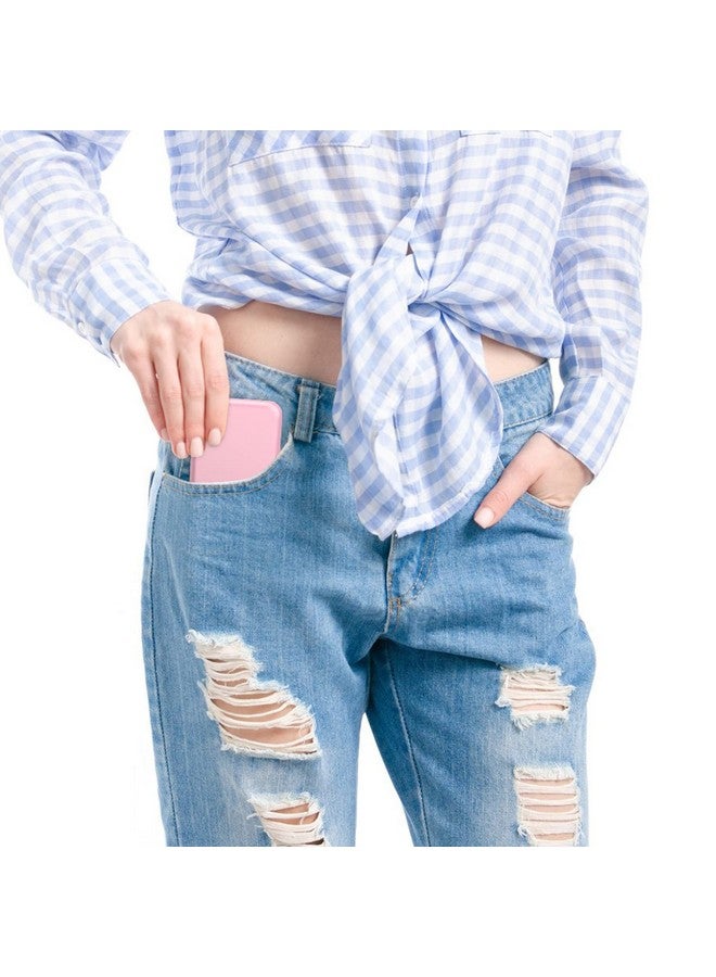 wobsion مرآة جيب مدمجة مع ضوء 1X 3X مرآة مكبرة بوجهين مع مفتاح مغناطيسي مرآة قابلة للطي صغيرة للسفر مكياج مرآة مضاءة مدمجة لحقيبة الهدايا (وردي) - Image 5