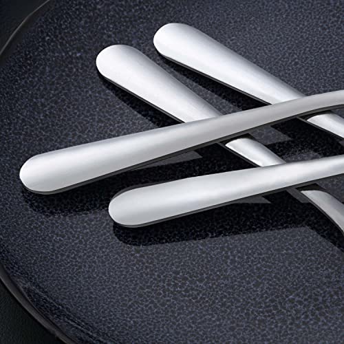 Unokit Stainless Steel Dinner Forks Silverware - 24 Pieces (7.1 Inch) Silver Dinner Forks Set of 24, Forks Set, Flatware Forks for Home, Kitchen or Restaurant, Mirror Polished, Dishwasher Safe - Image 3
