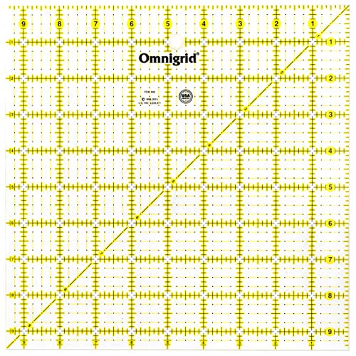 Omnigrid R95 9.5" x 9.5" Omni Grid Ruler, Multicolor - Image 1