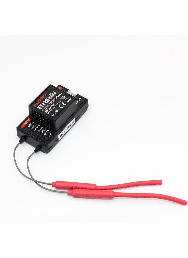 FlySky FTR10 2.4G 10CH AFHDS 3 RC Receiver Dual Antenna Support i-BUS/S-BUS/PPM Output for PL18 Transmitter RC Drone Airplane Helicopter