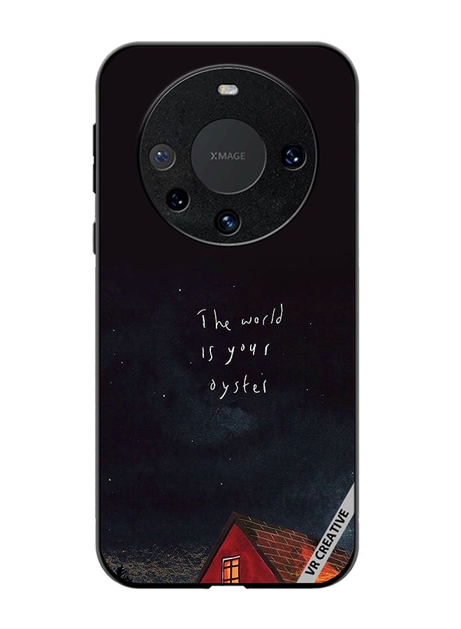 VR CREATIVE Protective Case Cover For Huawei Mate 60 The World Is Your Oyster Design Multicolour - Image 1