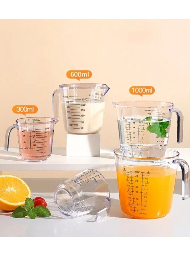 Acrylic measuring jug, graduated measuring cup (900ml) - Image 5