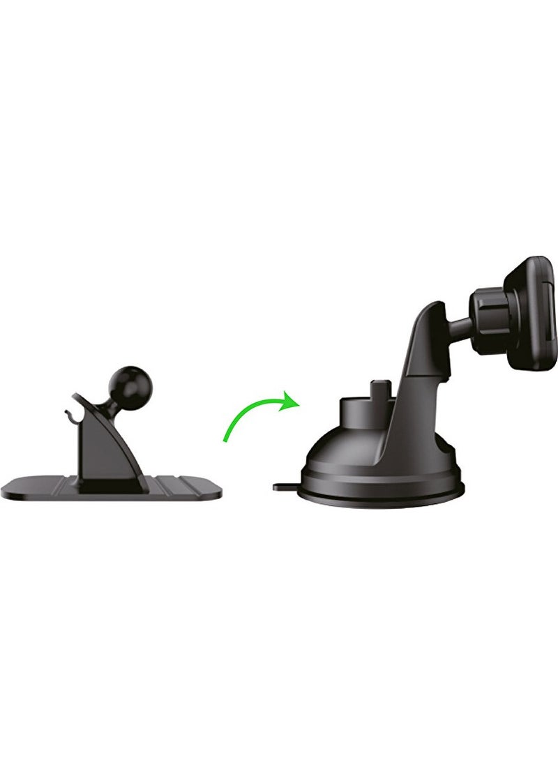 CONCORD 360 Degree Rotating In-Car Glove Box and Glass Suction Cup Phone Holder CH123 CH-123  - Image 1