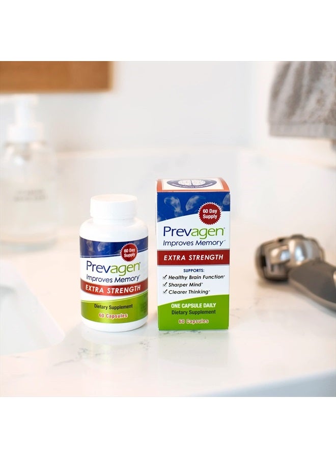 Prevagen تحسين الذاكرة - قوة إضافية 20 ملغ، 60 كبسولة 2 عبوة مع أبوأكوورين وفيتامين د وبريفاجن 7-يوم منظم حبوب | مكمل غذائي للدماغ لصحة دماغ أفضل، يدعم وظيفة الدماغ الصحية - Image 5