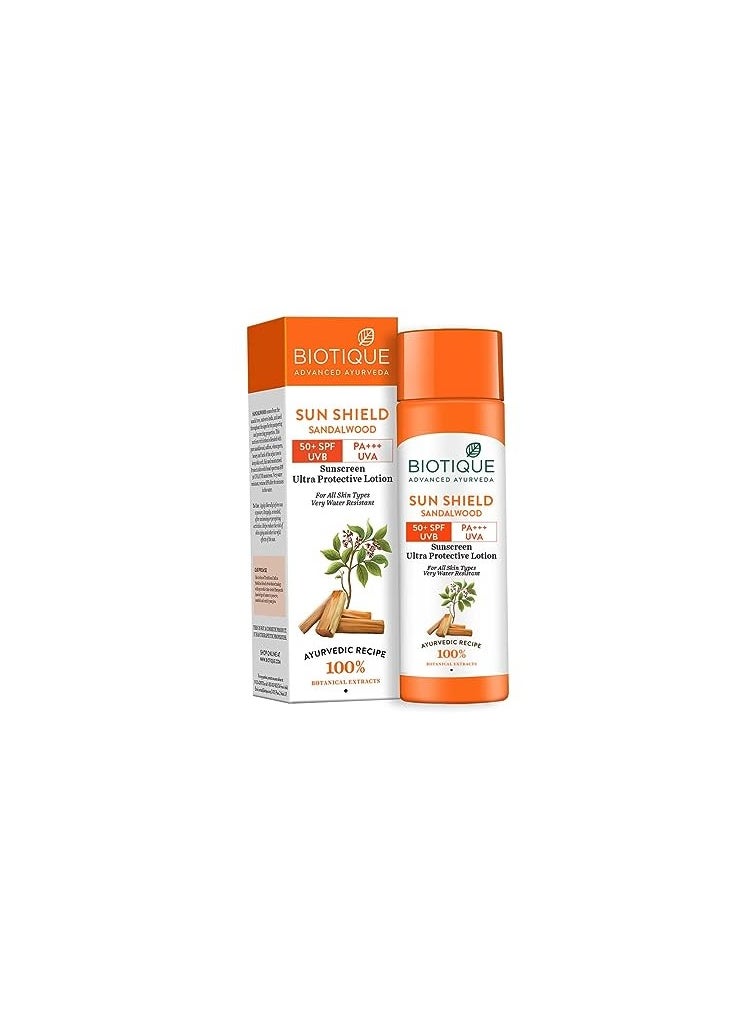 Biotique Biotique Sandalwood Sunscreen Ultra Soothing Face Lotion SPF Ultra Protective Lotion  - Image 1