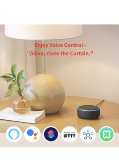 SwitchBot Curtain Smart Electric Motor - Wireless App or Automate Timer Control, Use Hub Mini to be Compatible with Alexa, Google Home, HomePod, IFTTT (I-Rail, White)  - Image 5