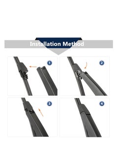 general brand Car wiper arm for the rear window, suitable and compatible with GOLF V, black color, excellent material  - Image 3