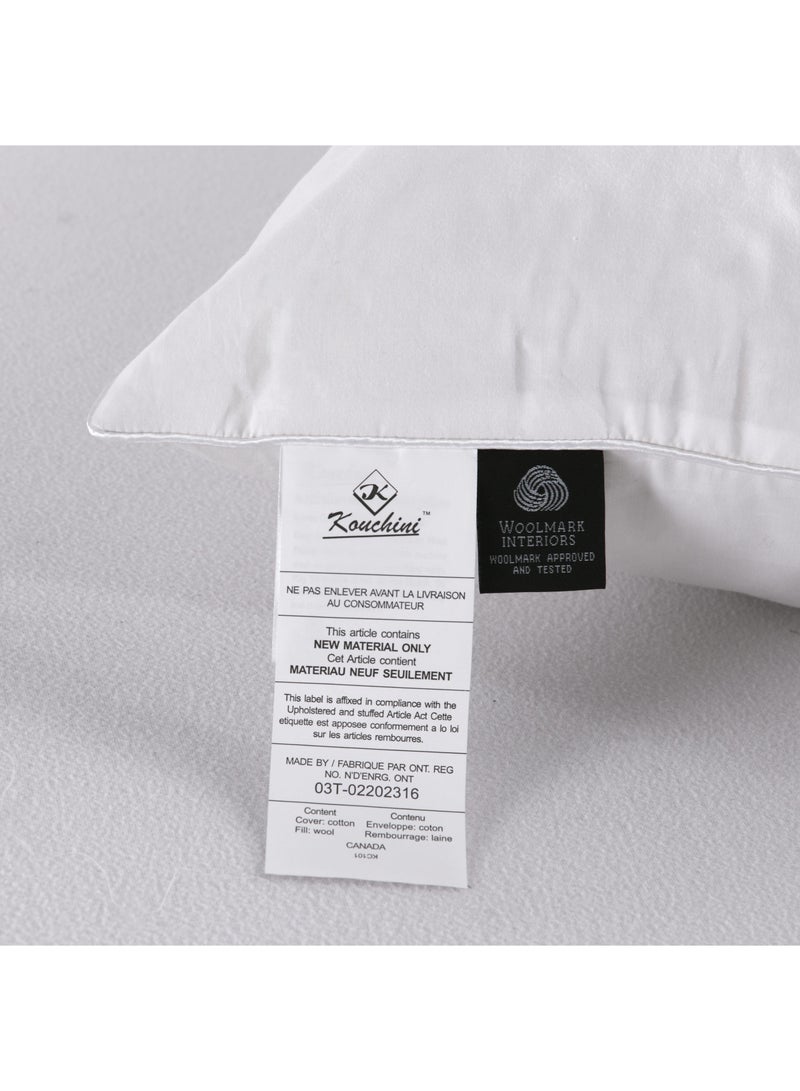 Kouchini Organic Wool Pillow - King - Image 3