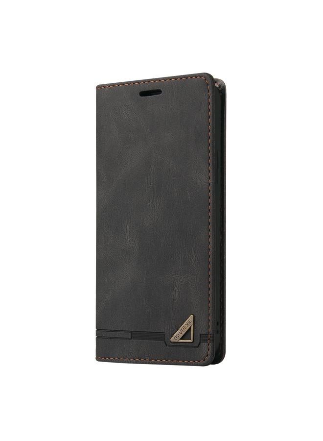 S-TOP Case For Samsung Galaxy A20e Skin Feel Anti-theft Brush Horizontal Flip Leather Case with Holder & Card Slots & Wallet - Image 2