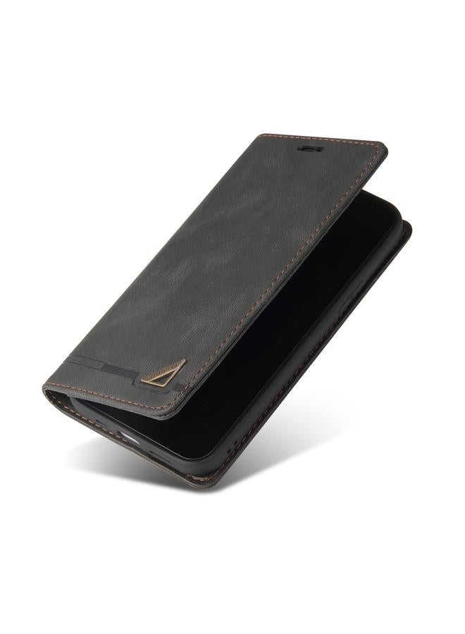 S-TOP Case For Samsung Galaxy A20e Skin Feel Anti-theft Brush Horizontal Flip Leather Case with Holder & Card Slots & Wallet - Image 4