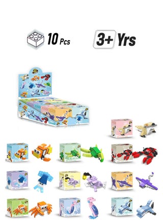 Children's Educational Small Particle Assembly Building Block Collection Set Toy(Ocean Team 10 Small Boxes) - pzsku/ZBE6B49640C0A50D85B23Z/45/1749118393/6b43b8ae-793a-4599-b3cc-43479f943ed9