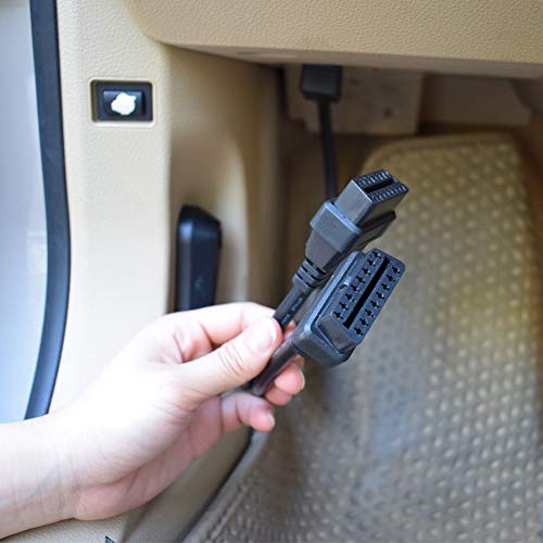 Vgate 16 pin OBD2 OBDII Diagnostic Extender Splitter Extension Cable Male to Dual Female Y Cable 12 inches - Image 5