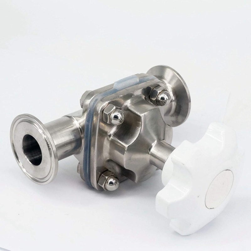 1 5 بوصة صمام 316 الفولاذ المقاوم للصدأ ثلاثي المشبك لتخمير البيرة ومنتجات الألبان - Image 4