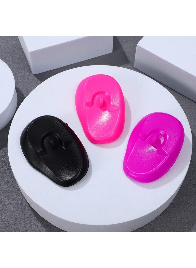 KALLORY 200Pcs Ear Covers For Shower + 6Pcs Hair Dye Ear Cover Hair Dye Ear Protectors Ear Cap Earmuffs For Salon Home - Image 4