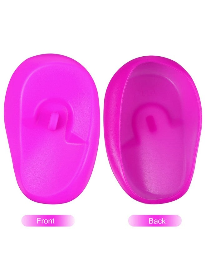 KALLORY 200Pcs Ear Covers For Shower + 6Pcs Hair Dye Ear Cover Hair Dye Ear Protectors Ear Cap Earmuffs For Salon Home - Image 3