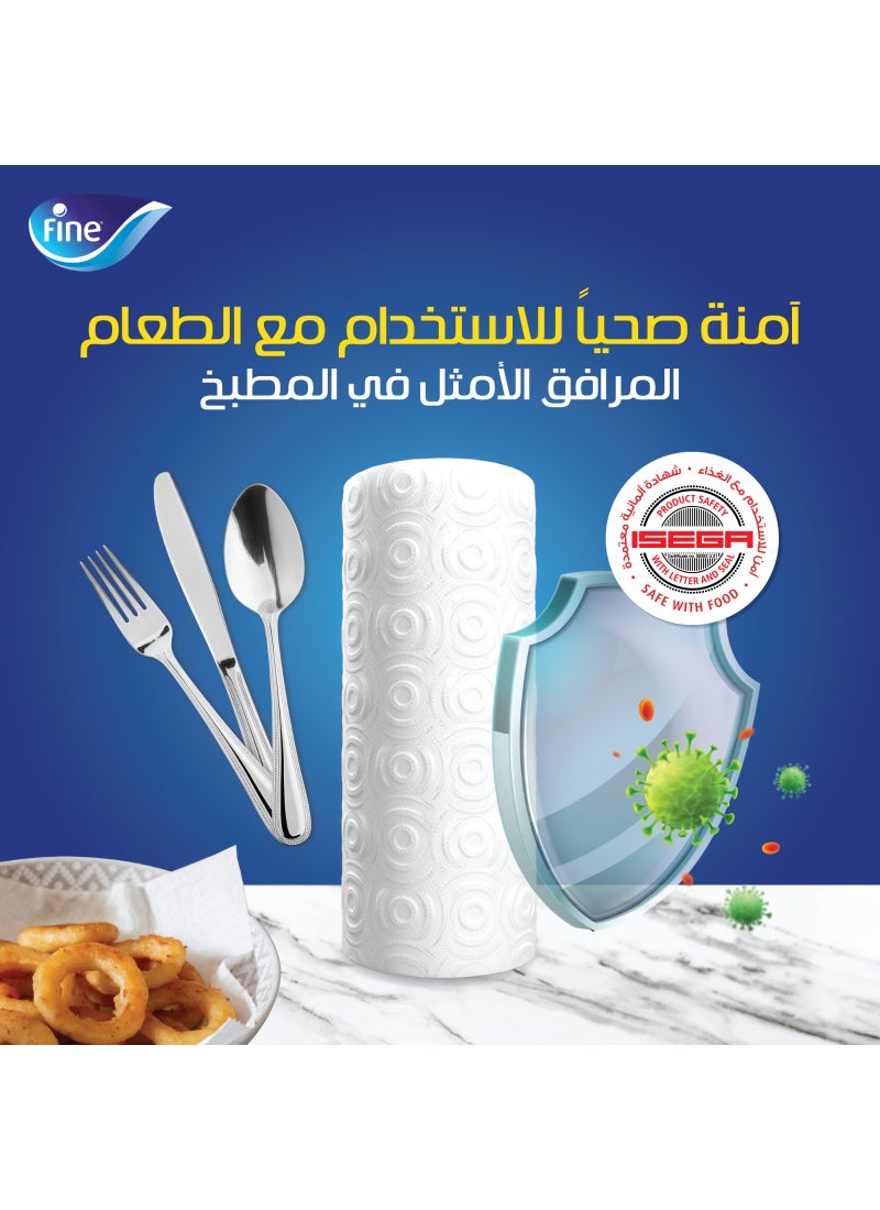 Fine Super Towel Pro - Highly Absorbent Kitchen Paper Towels - Image 3