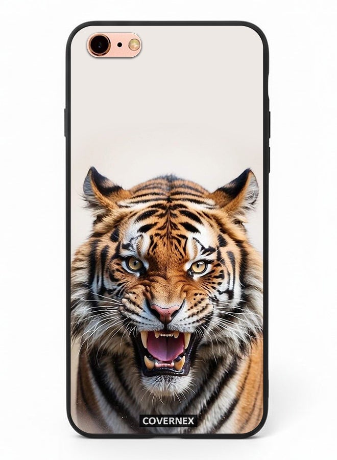 Covernex Apple iPhone 6s Plus Protective Case Cover Printed Featuring Roaring Tiger - Image 2