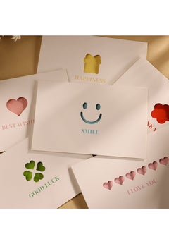 Generic 6 Different Styles Of Hollow Design Greeting Cards Suitable for Various Holiday Greetings  - Image 2