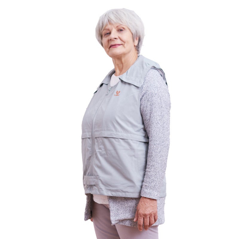 Intelligent Vest Blue S: Reusable Airbag, 0.08s Light-speed Deployment - Breathable Nylon Fabric, Real-time Positioning for Elderly Care, Disability Support - Image 1