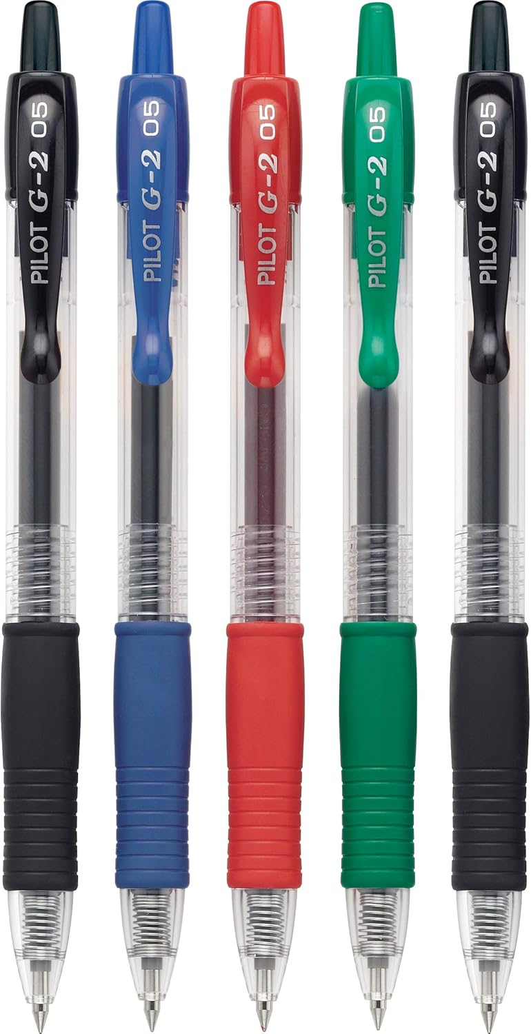 PILOT G2 Premium Gel Pens, Gel Roller Pens, Extra Fine Point 0.5 mm Assorted Colors 5 - Image 3