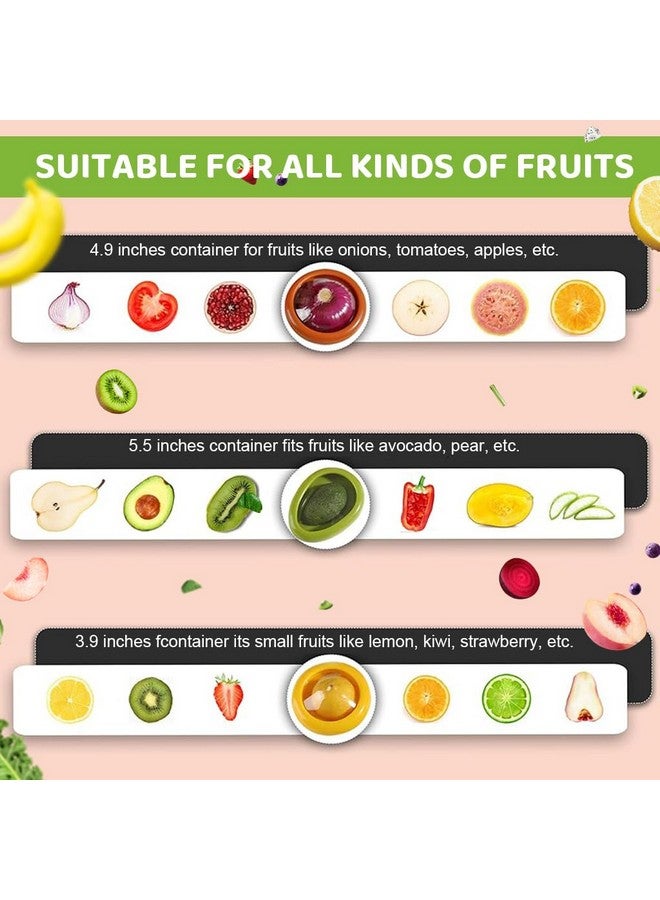 HASTHIP® 4Pcs Fresh Onion Storage Containers 3.9 Inches Flexible Silicone Kitchen Fresh Food Containers for Onion, Garic, Lime, Ingredient Fresh Box Reduce Waste Kitchen Fresh Food Container - Image 3